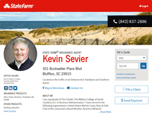 Tablet Screenshot of kevinsevier.com